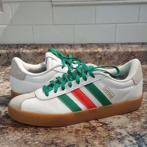 adidas VL Court 3.0 Cloud Sneakers White/ Green/Red